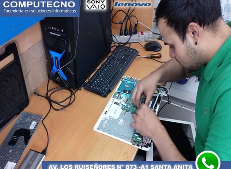 computecno servicio técnico, reparación de laptop, computadoras e impresoras en Santa Anita, La Molina y Ate